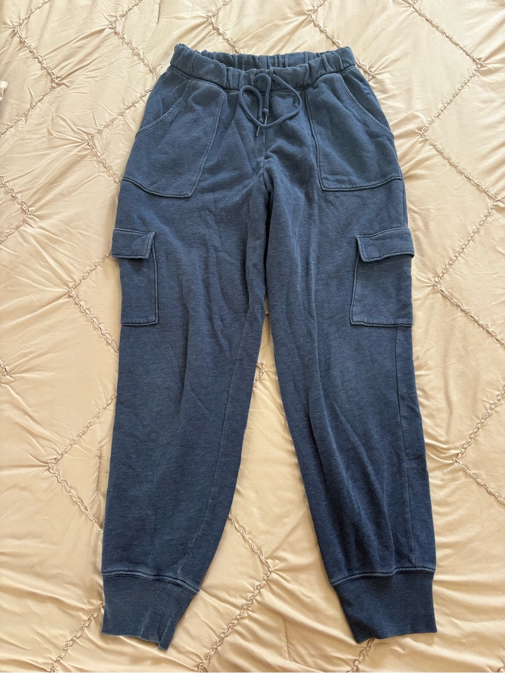 PINK Victoria's Secret Navy Cargo Jogger Pants